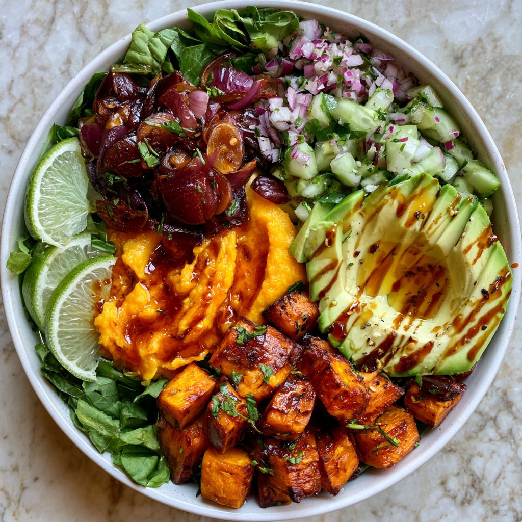 Hot Honey Sweet Potato Bowl Recipe