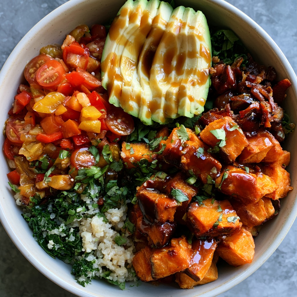 Hot Honey Sweet Potato Bowl Recipe