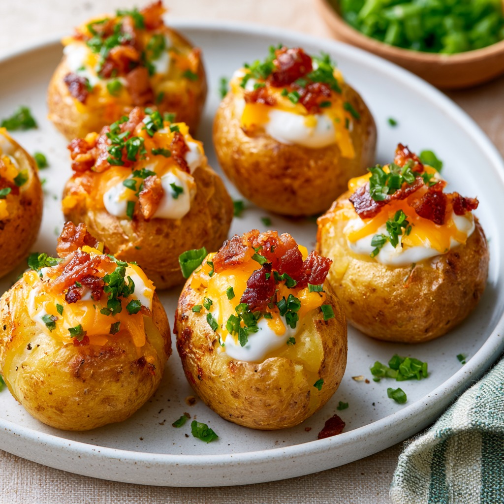 Mini Baked Potatoes Recipe
