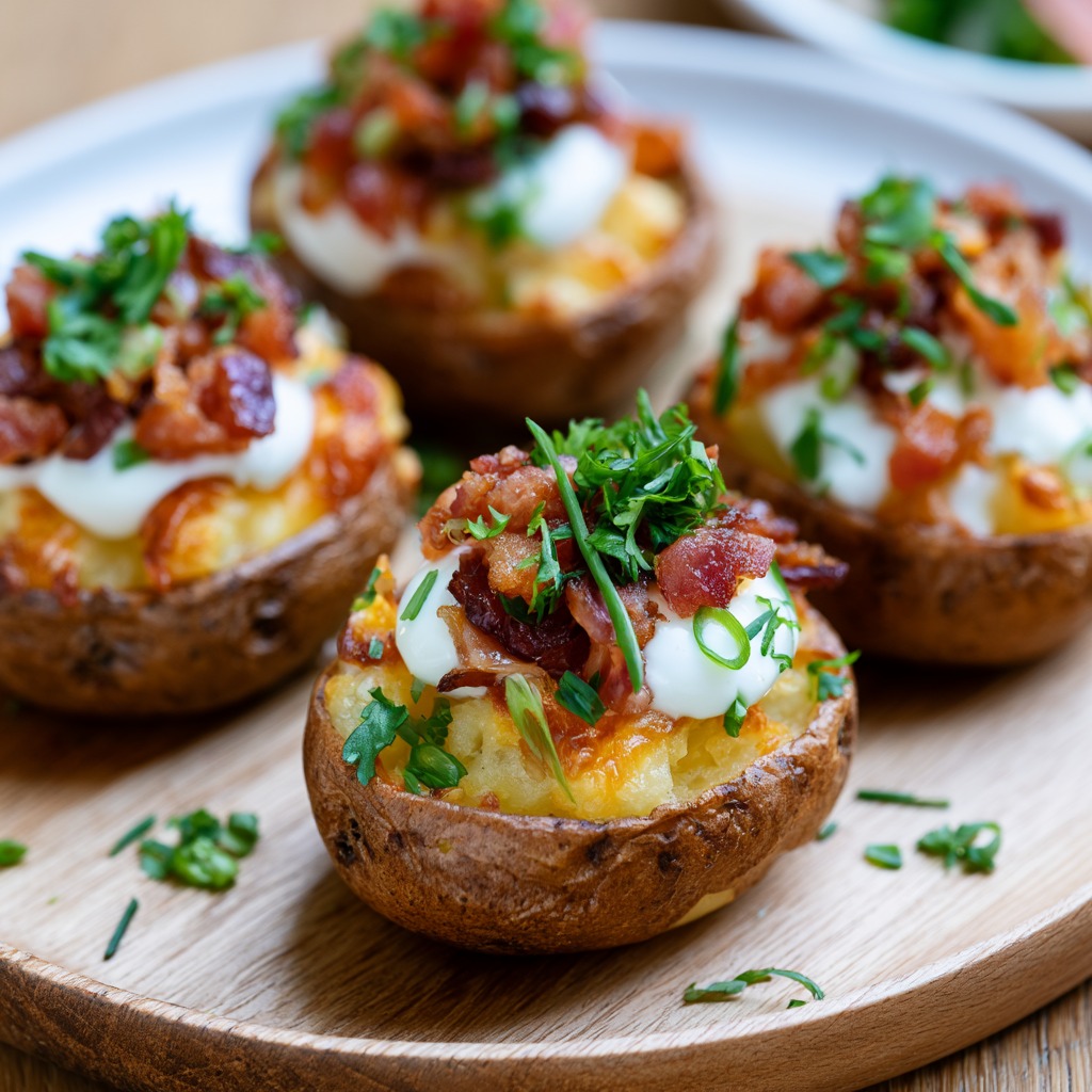 Mini Baked Potatoes Recipe