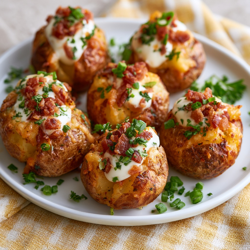 Mini Baked Potatoes Recipe
