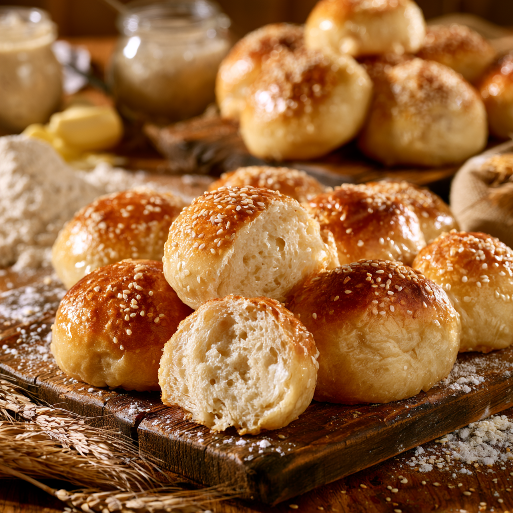 Sourdough Discard Buns no Yeast