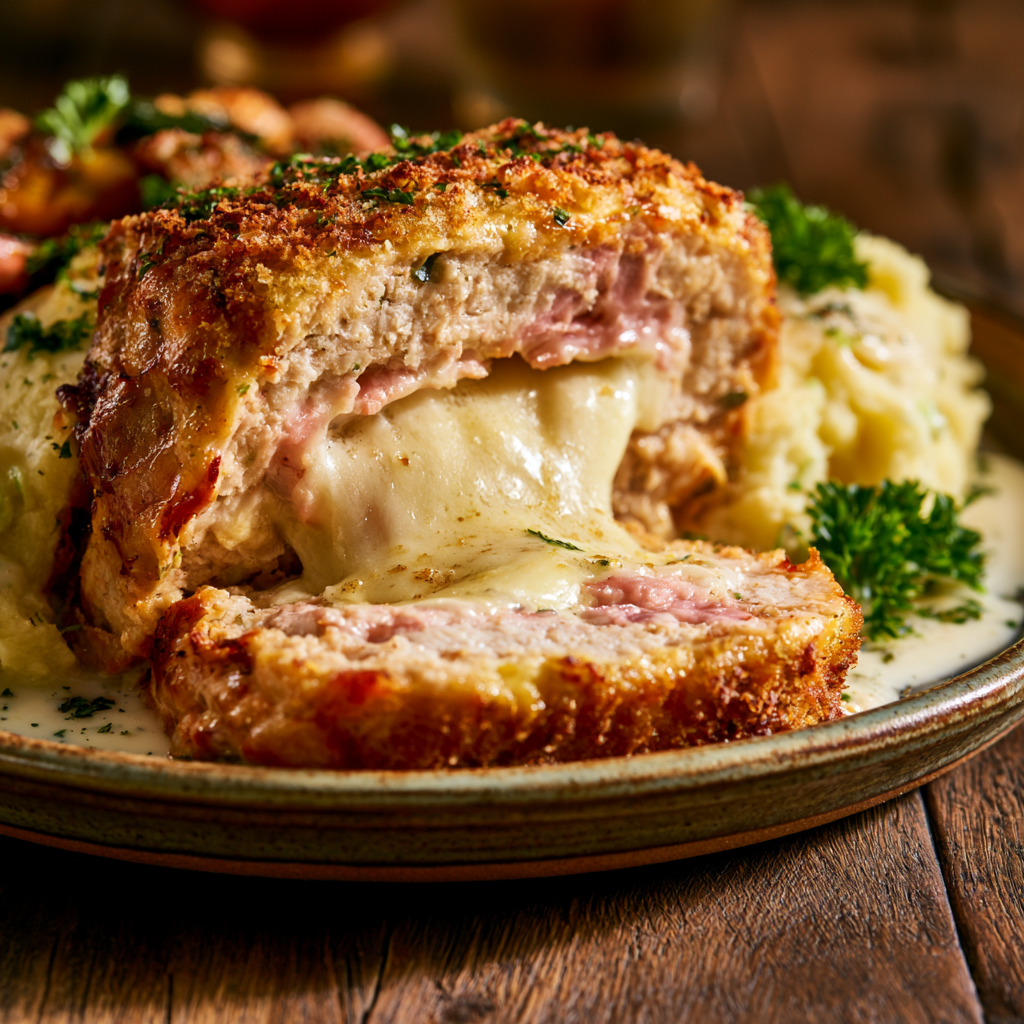Chicken Cordon Bleu Meatloaf Recipe​