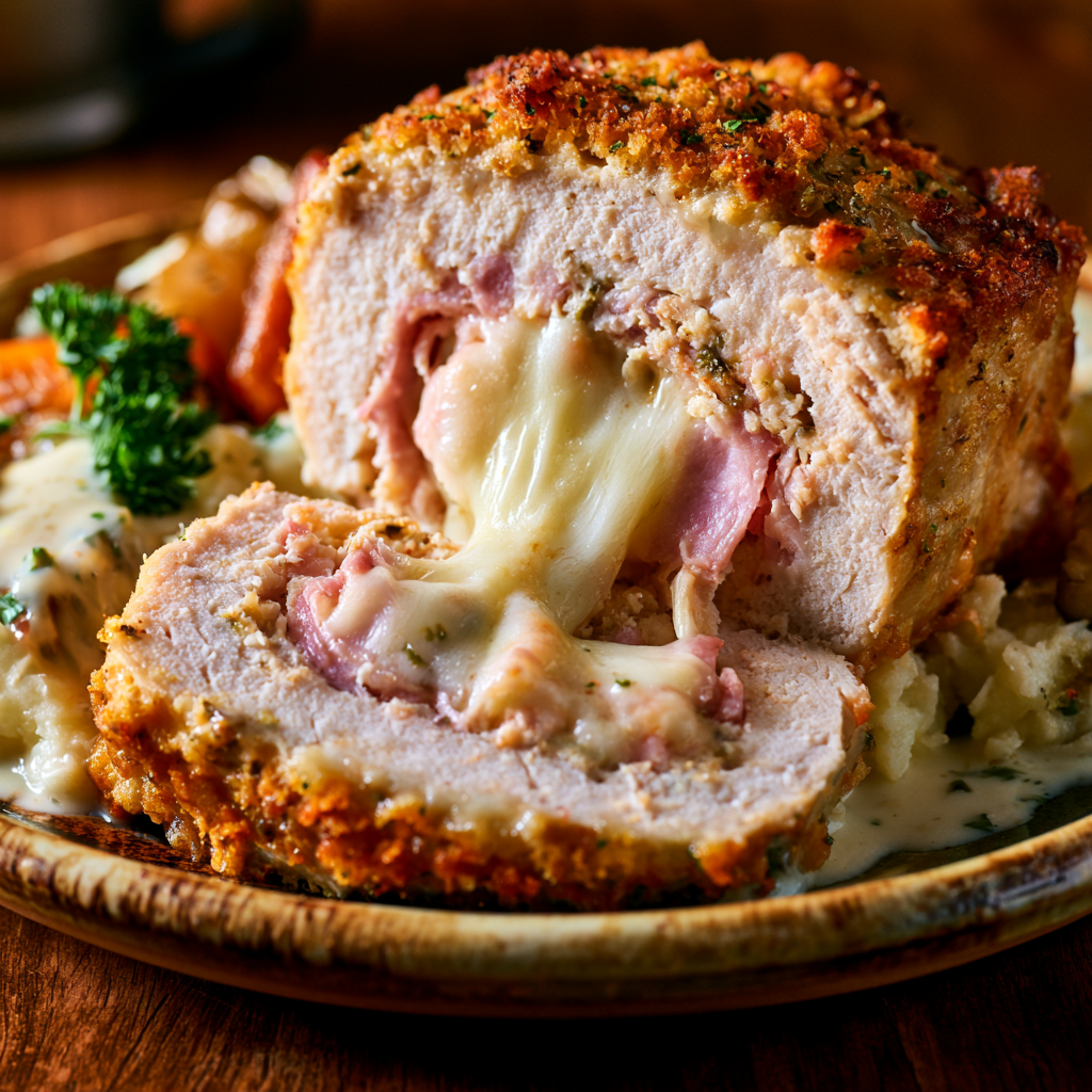Chicken Cordon Bleu Meatloaf Recipe​