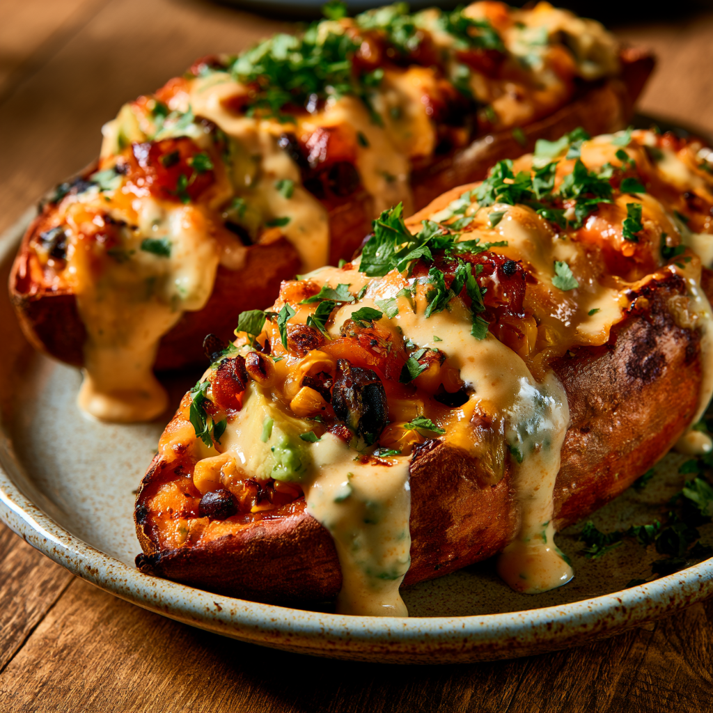 Sweet Potato Boats Recipe