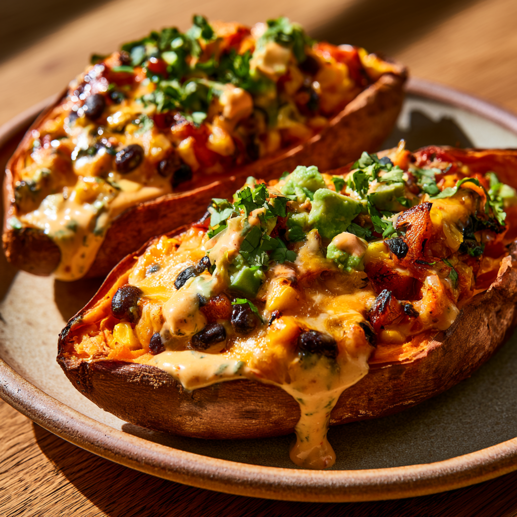 Sweet Potato Boats Recipe