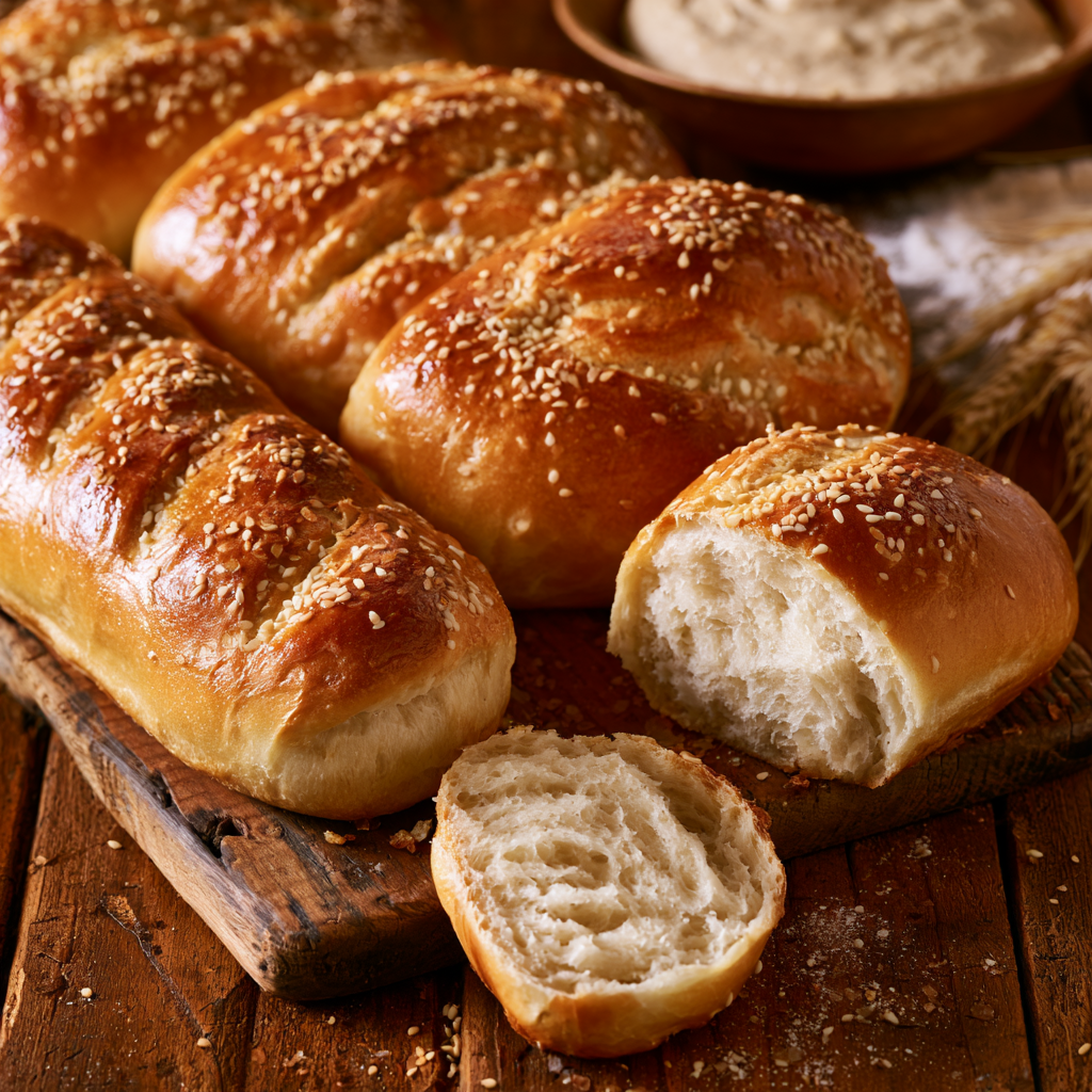 sourdough hoagie rolls recipe
