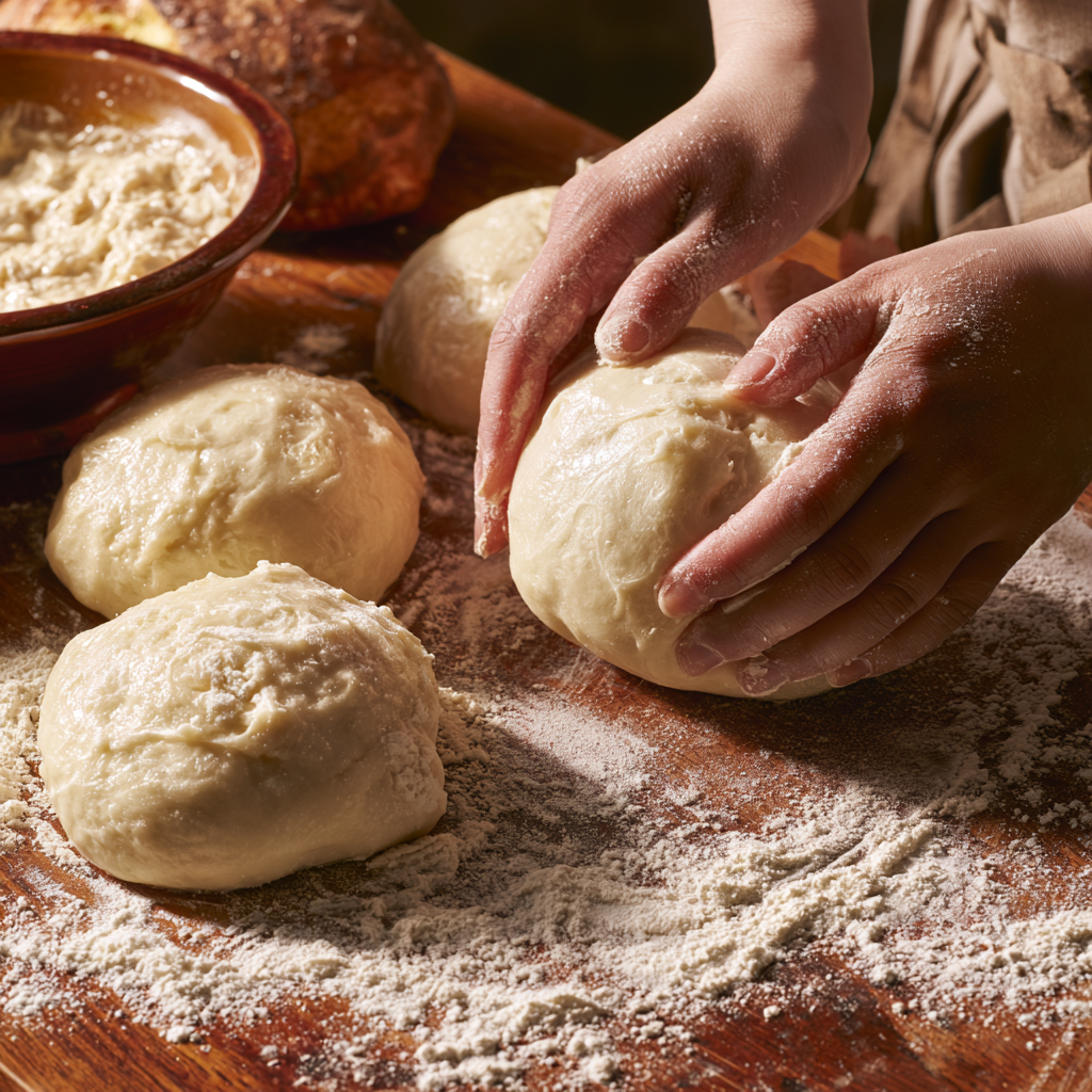 Crusty Sourdough Rolls