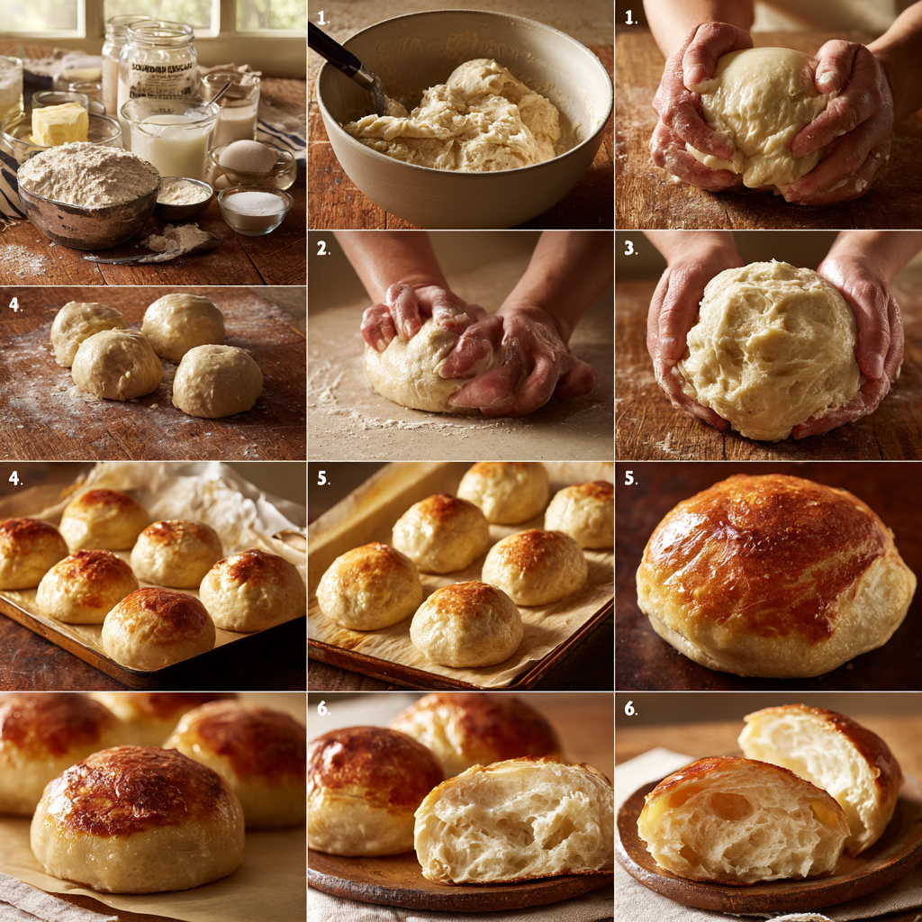 Sourdough Discard Buns no Yeast