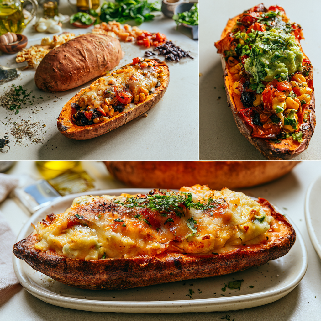 Sweet Potato Boats Recipe