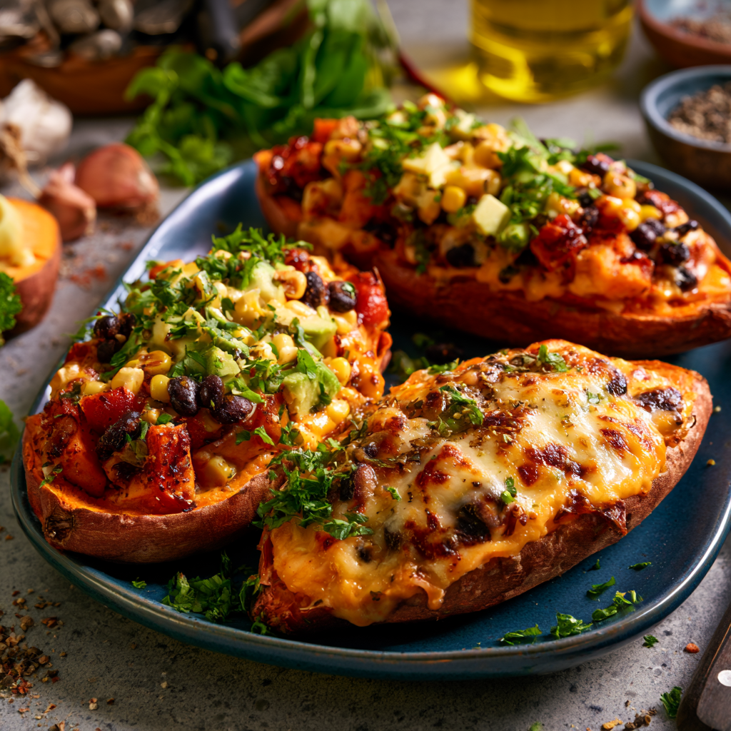 Sweet Potato Boats Recipe