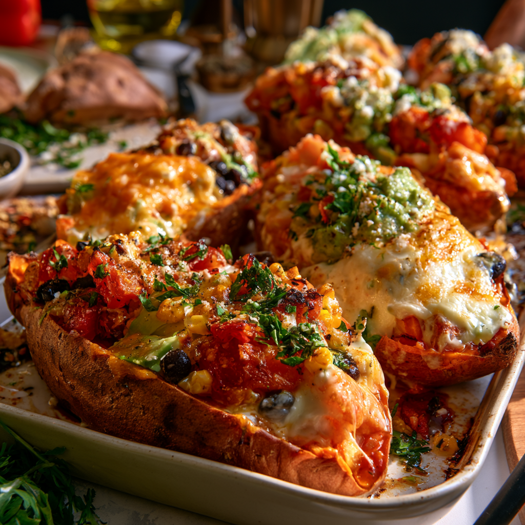 Sweet Potato Boats Recipe