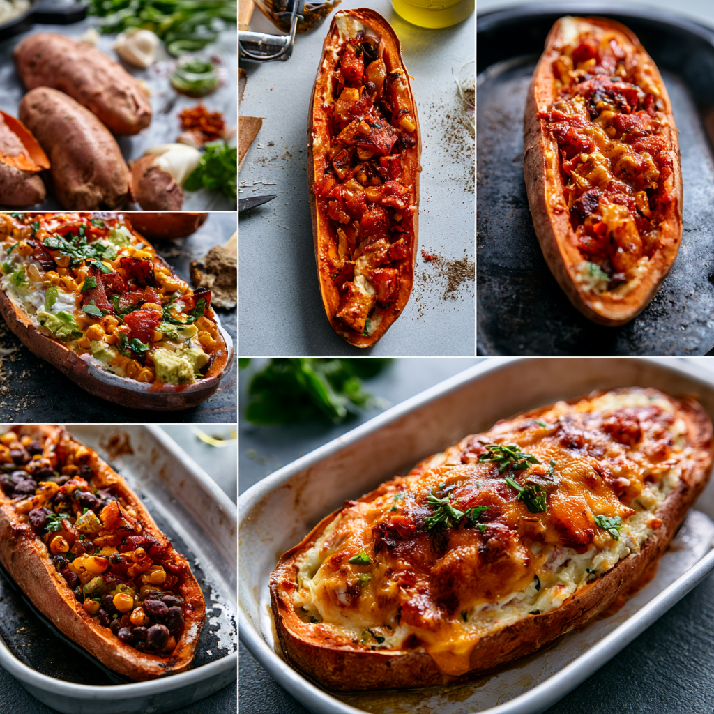 Sweet Potato Boats Recipe