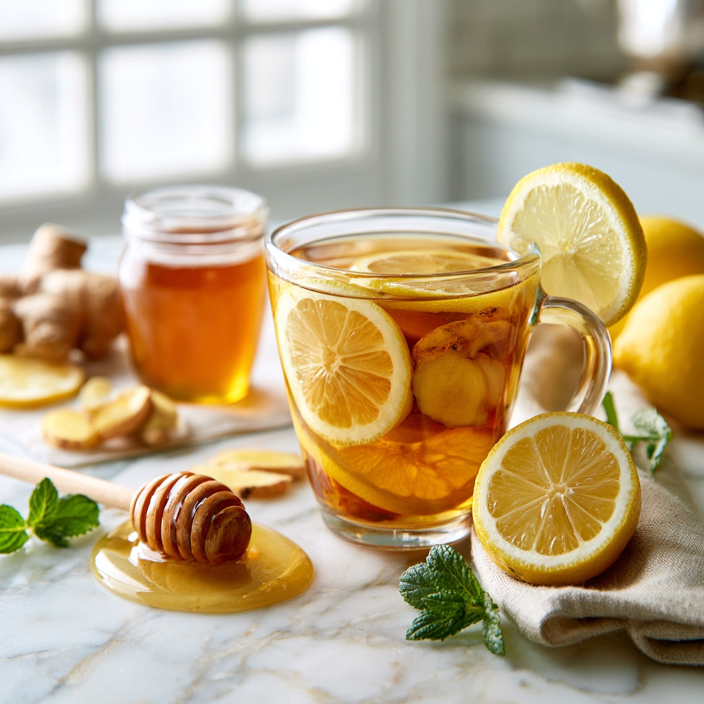 Lemon Ginger Honey Recipe
