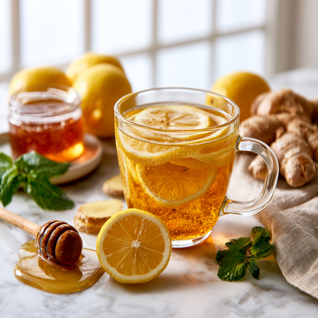 Lemon Ginger Honey Recipe
