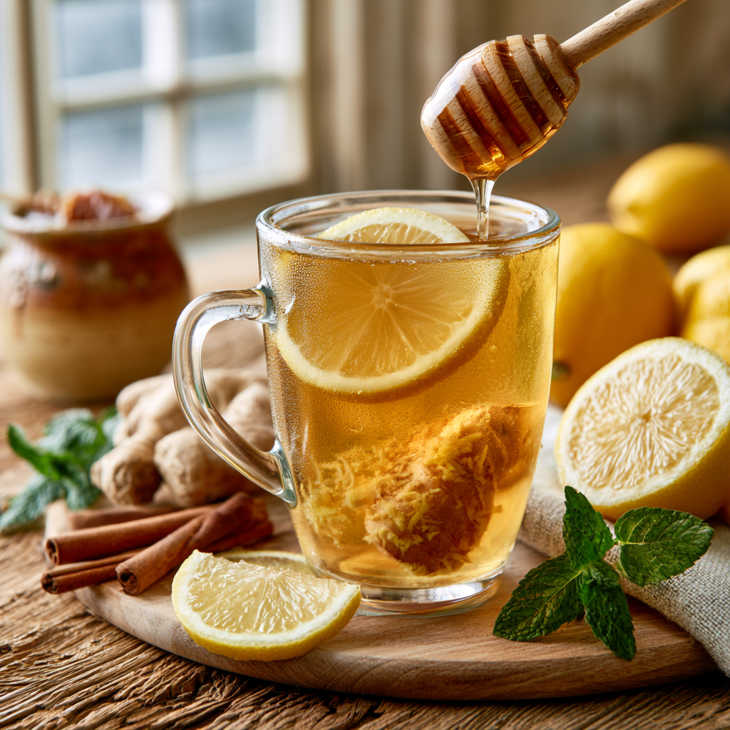 Lemon Ginger Honey Recipe
