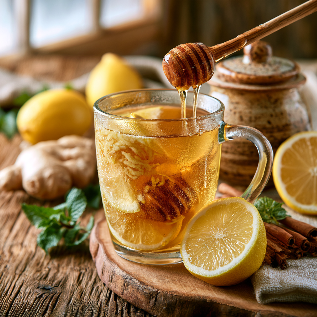 Lemon Ginger Honey Recipe
