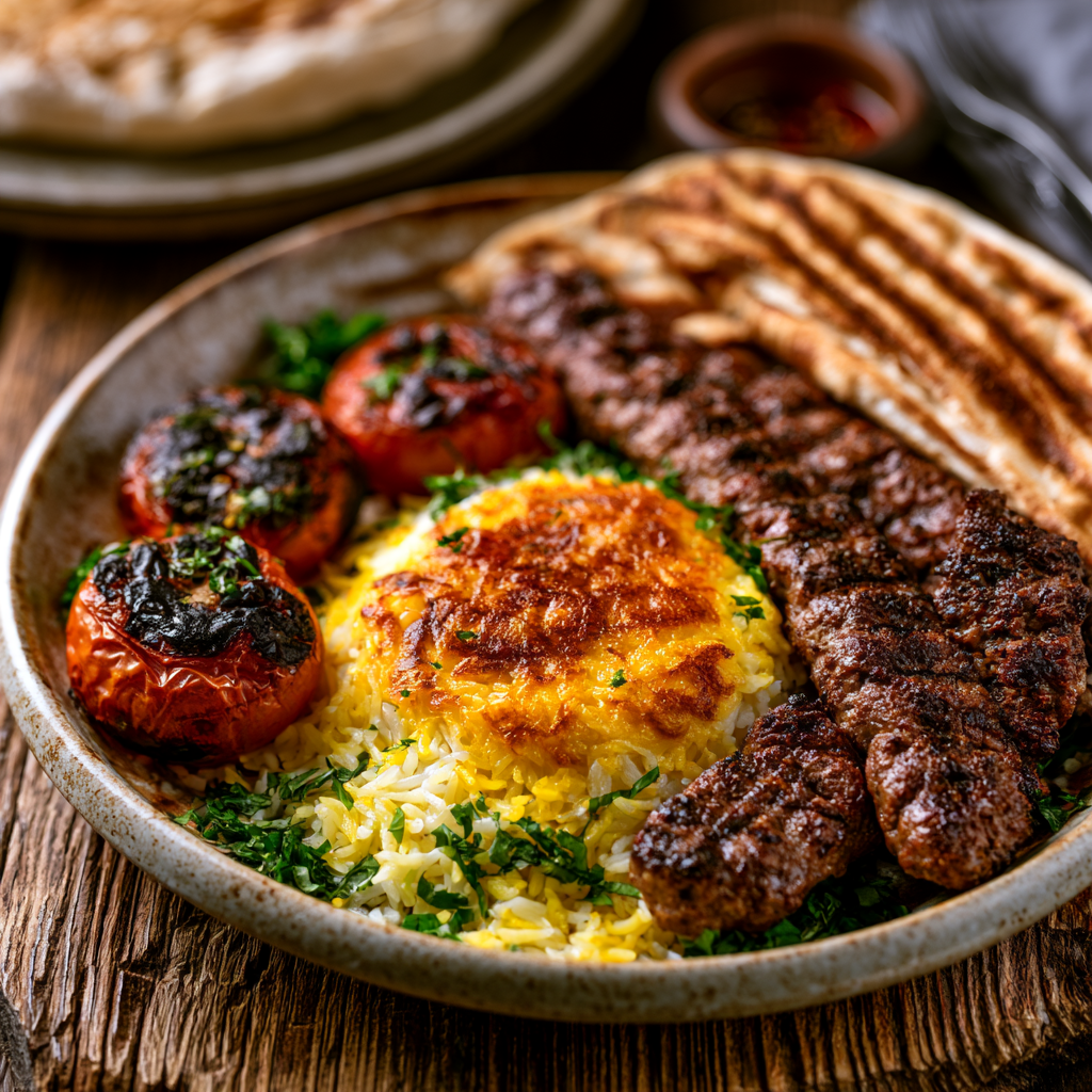 Persian Chelo Kabab Recipe