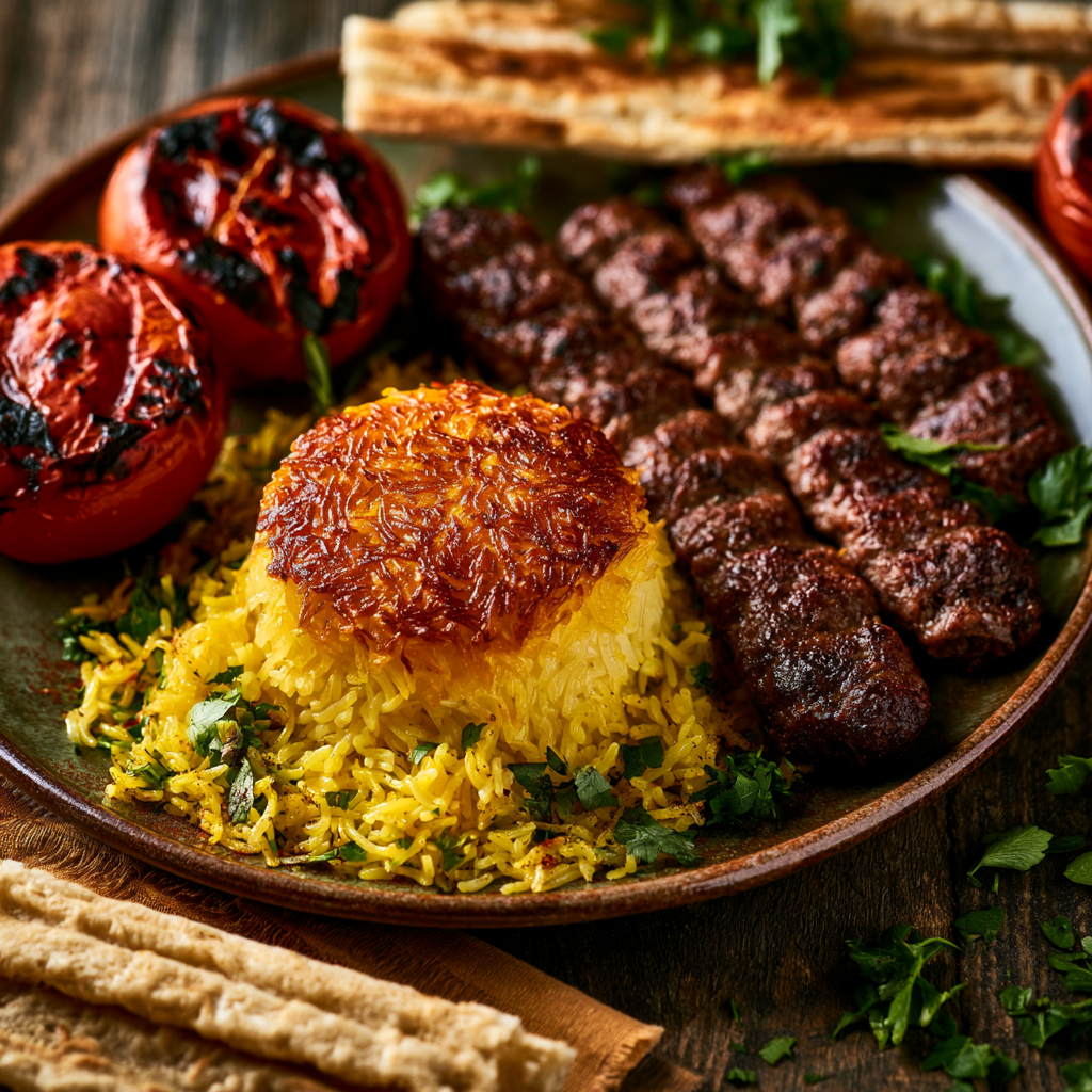 Persian Chelo Kabab Recipe