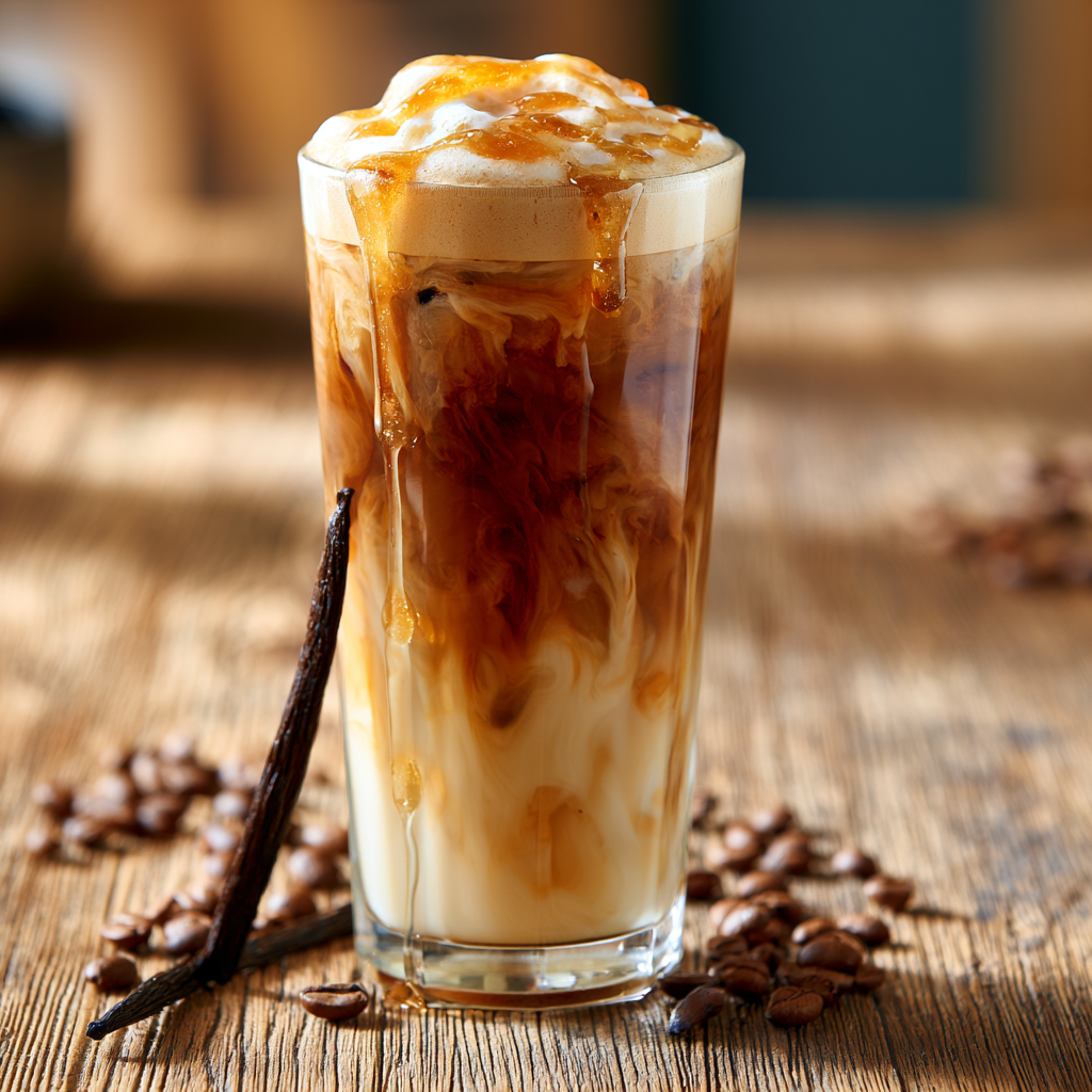 Honey Vanilla Iced Latte