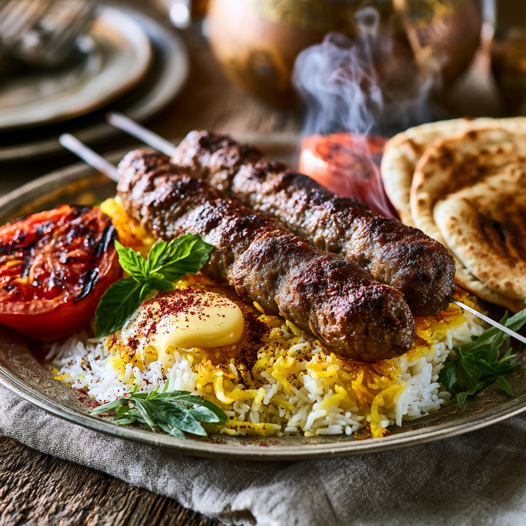 Persian Chelo Kabab Recipe