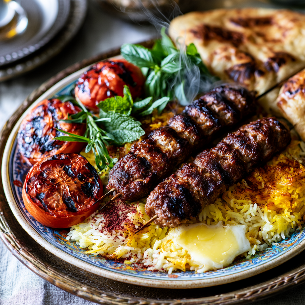 Persian Chelo Kabab Recipe