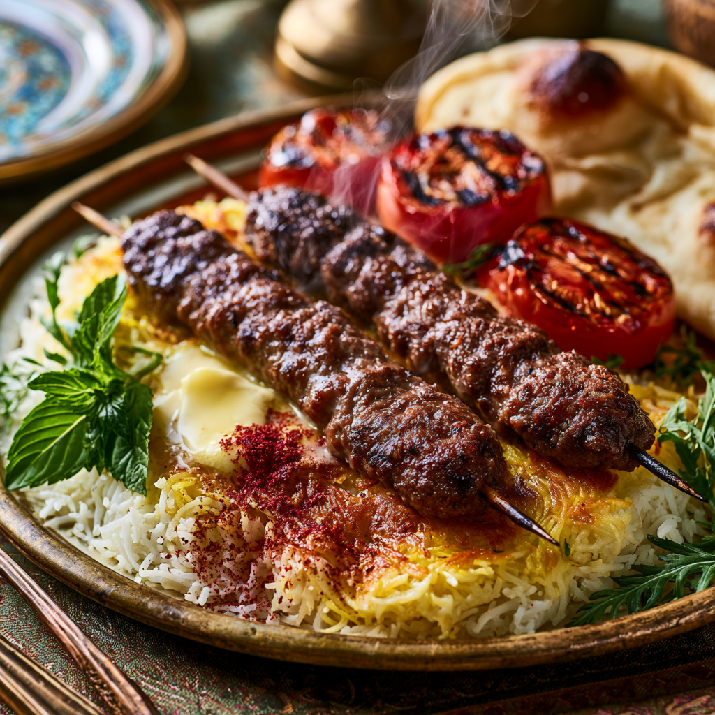 Persian Chelo Kabab Recipe