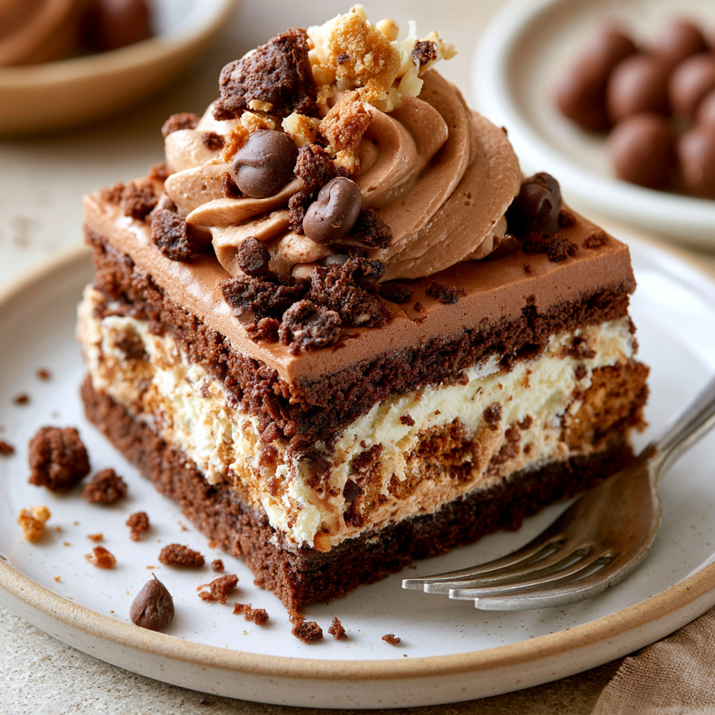 Brownie Refrigerator Cake Recipe​