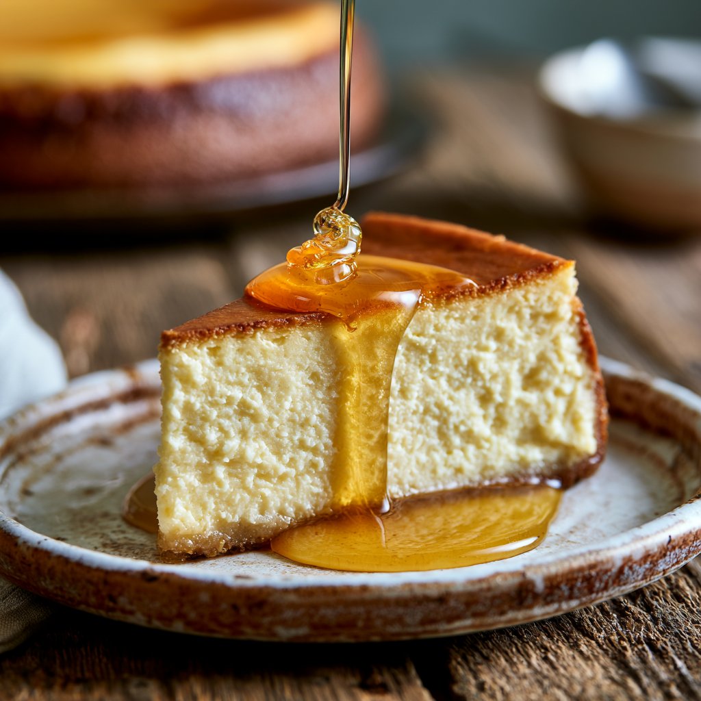 Carnivore Cheesecake with Honey