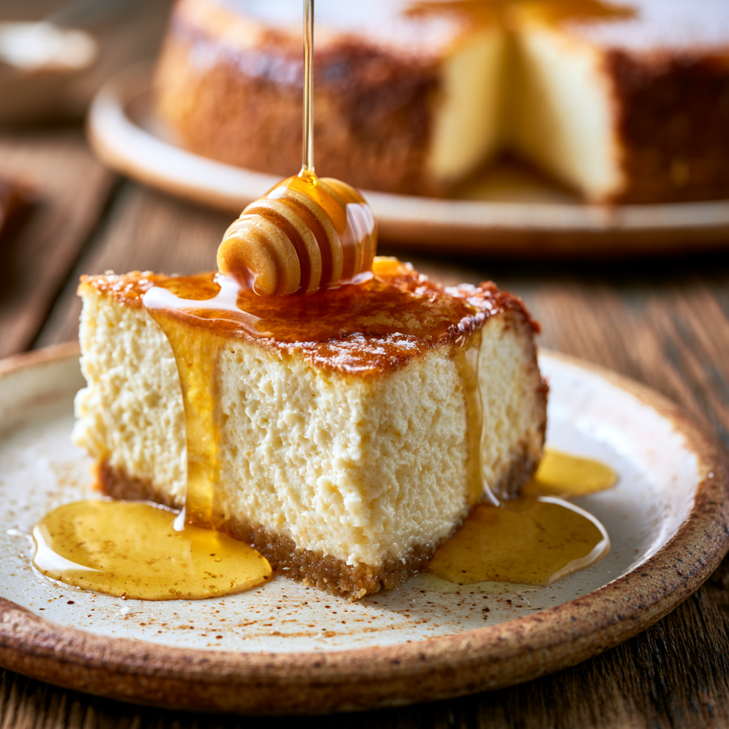 Carnivore Cheesecake with Honey