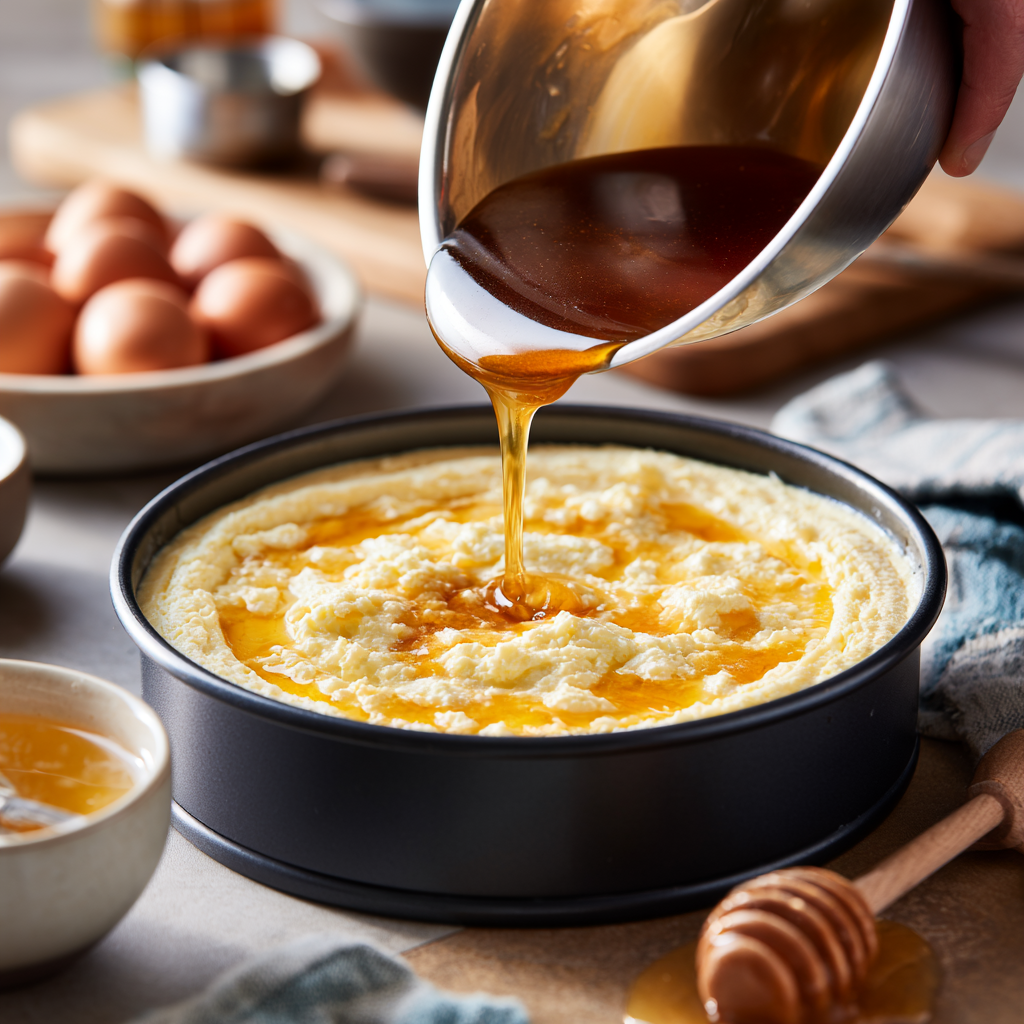 Carnivore Cheesecake with Honey