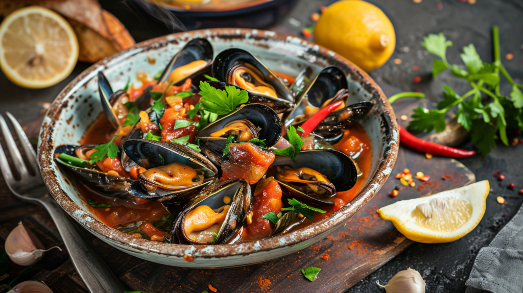Chilli Mussels Recipe