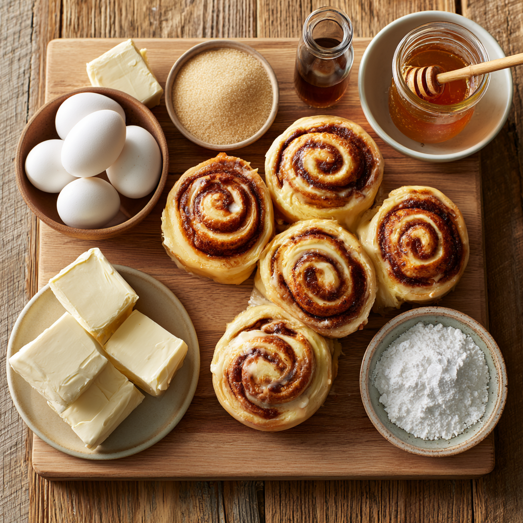 Honey Bun Cinnamon Roll Cheesecake​