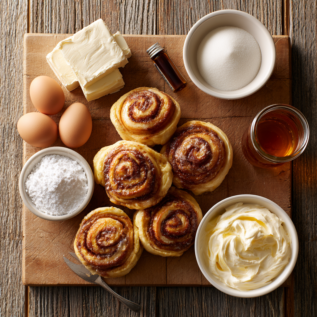 Honey Bun Cinnamon Roll Cheesecake​