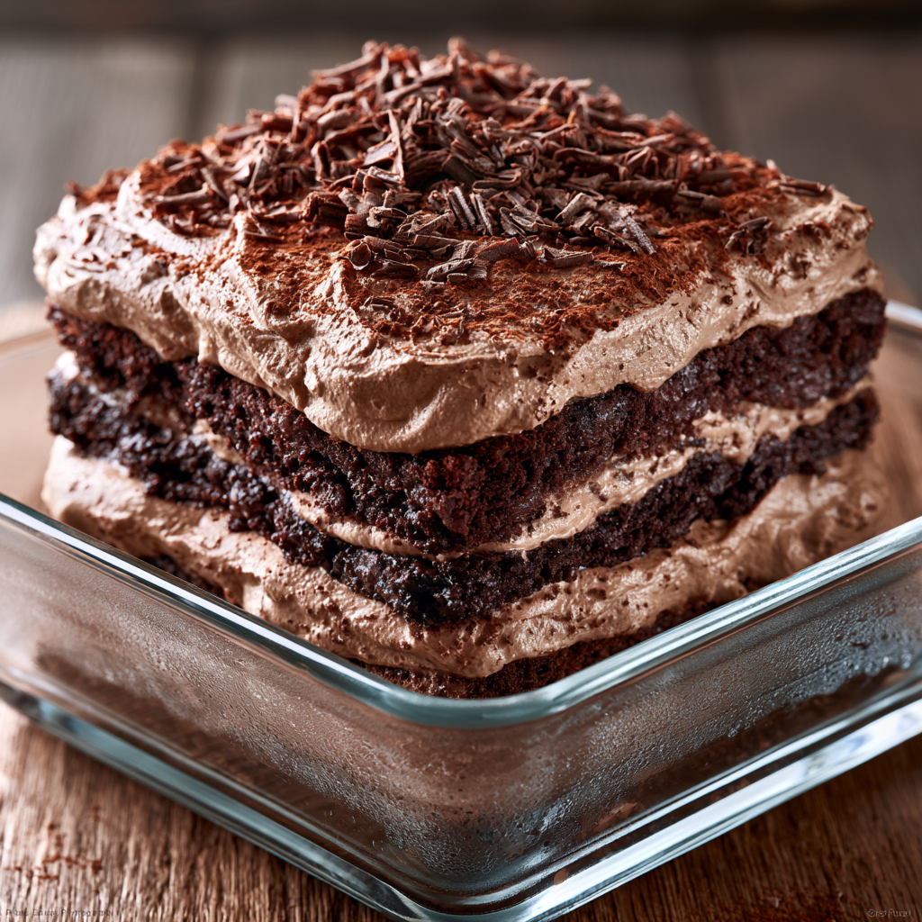 Brownie Refrigerator Cake Recipe​