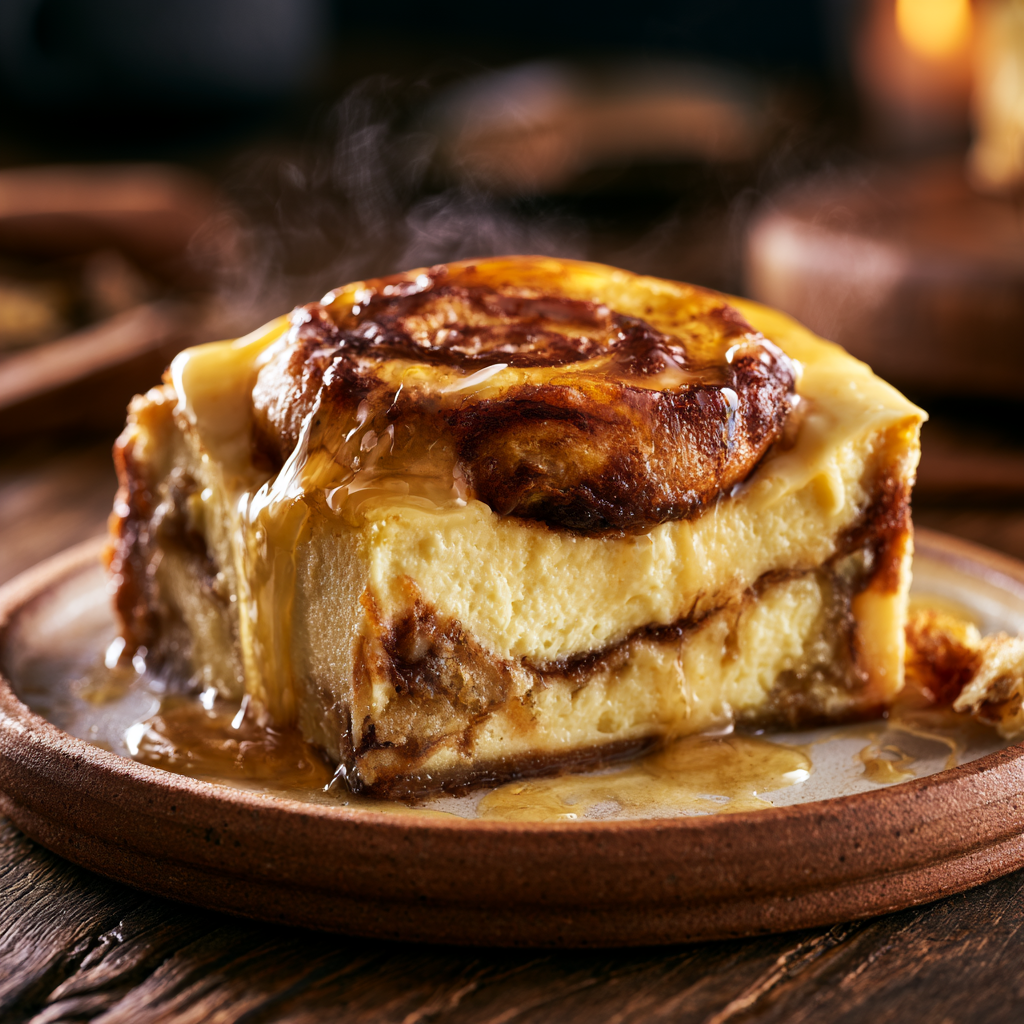 Honey Bun Cinnamon Roll Cheesecake​