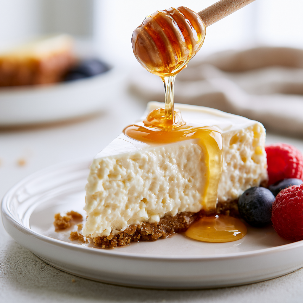 no bake honey cheesecake