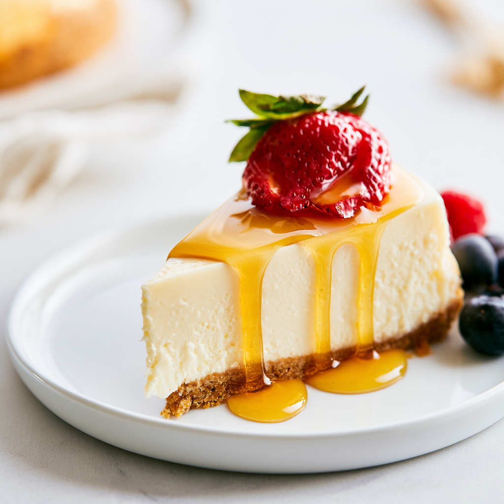 no bake honey cheesecake