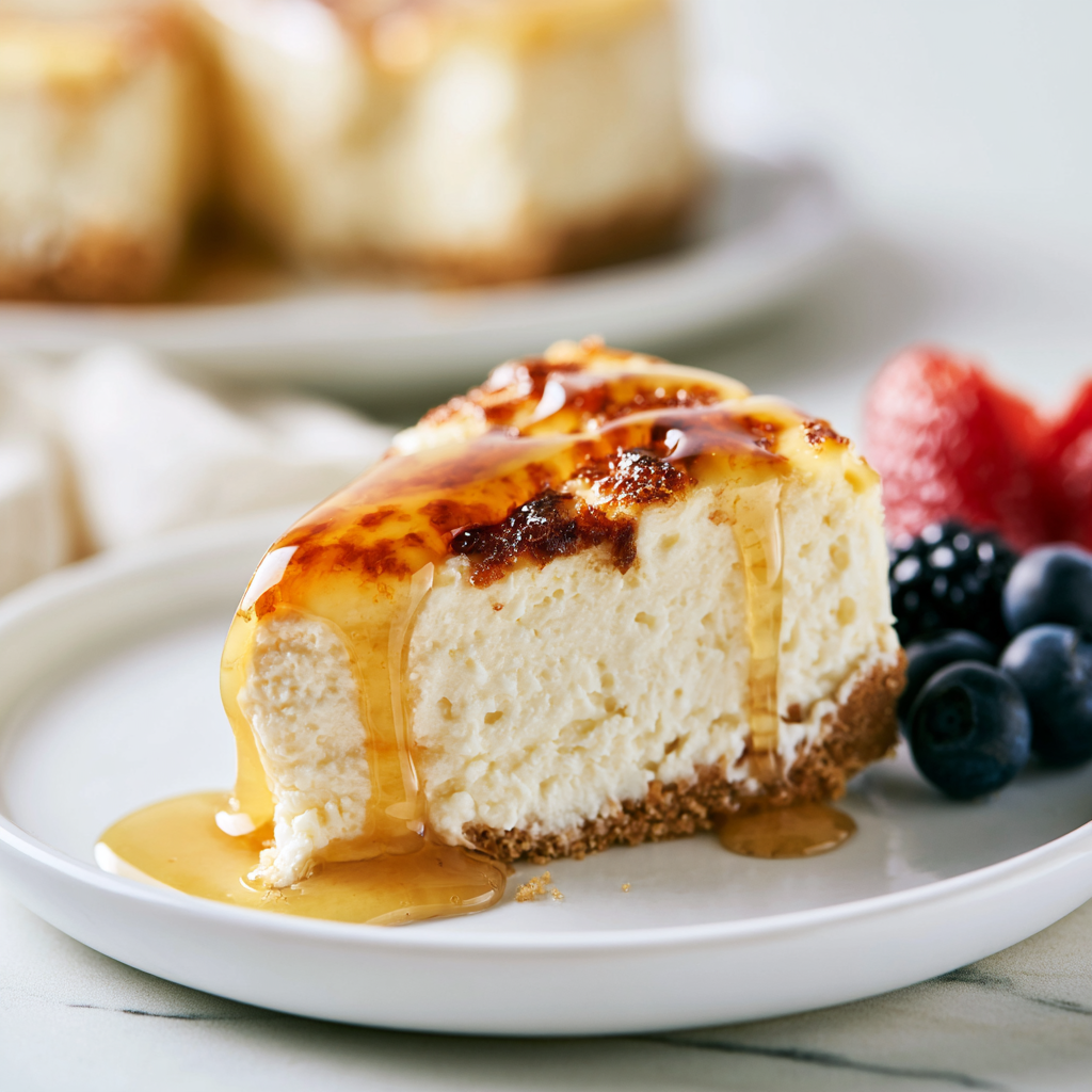 no bake honey cheesecake