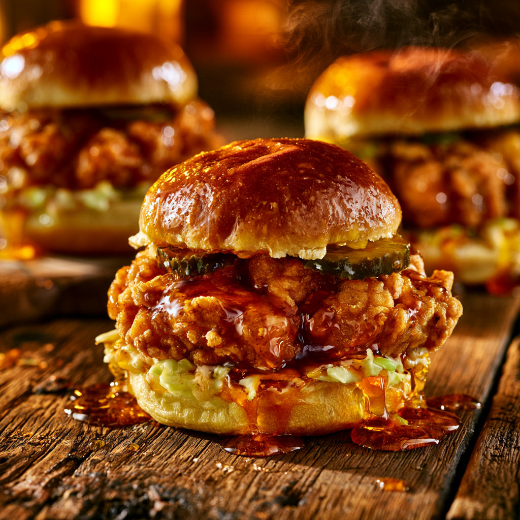 hot honey chicken sliders recipe