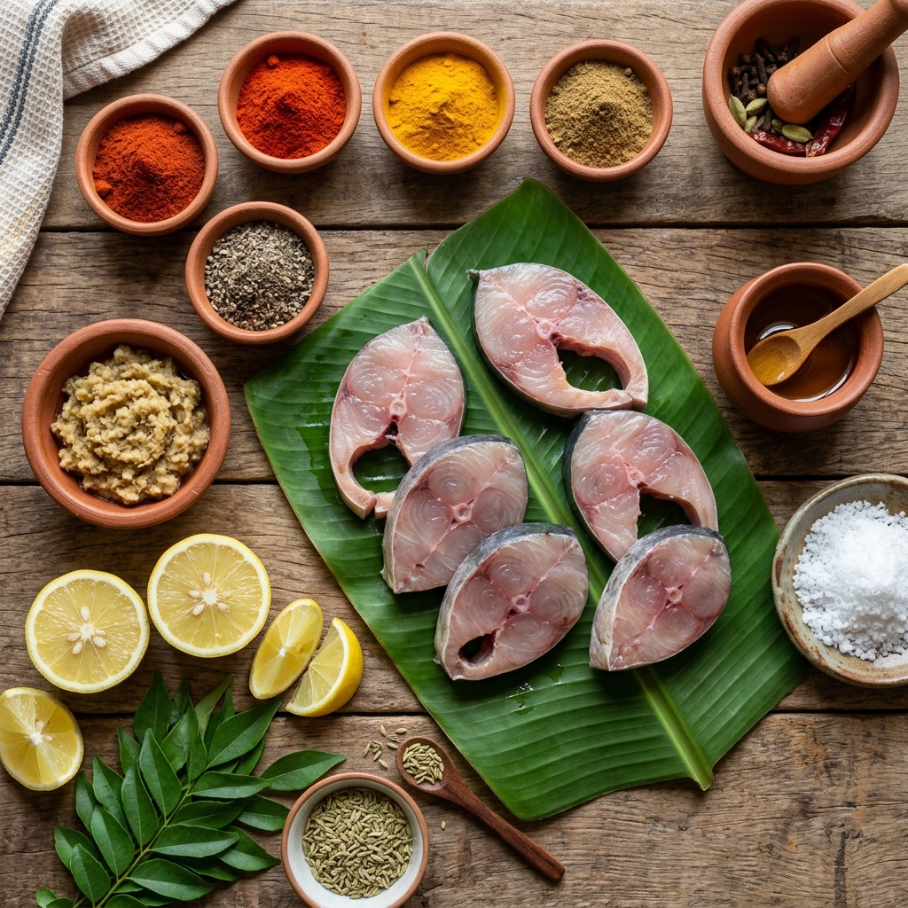 Kerala Style Fish Fry Recipe
