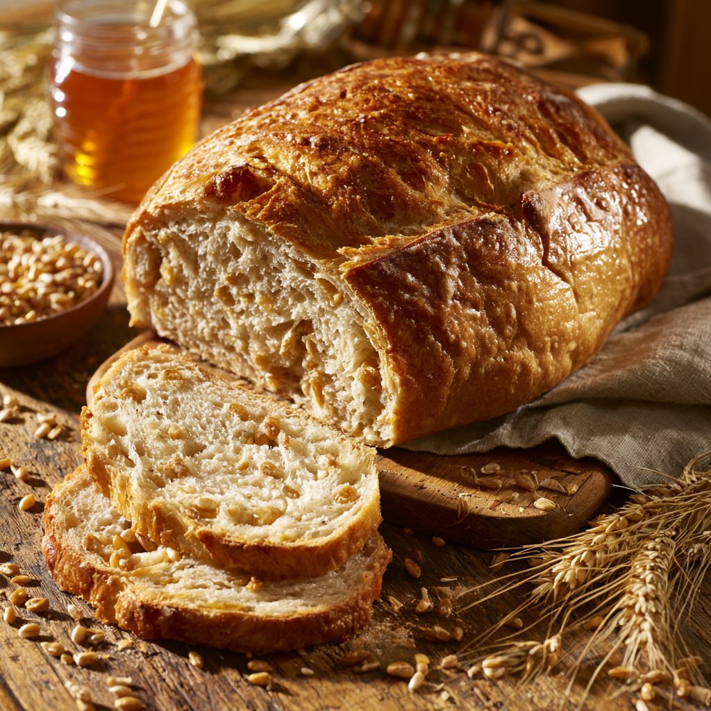 Honey Wheat Berry Bread Recipe