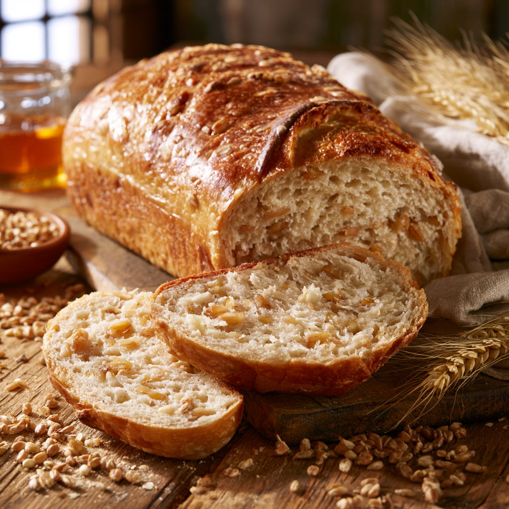Honey Wheat Berry Bread Recipe