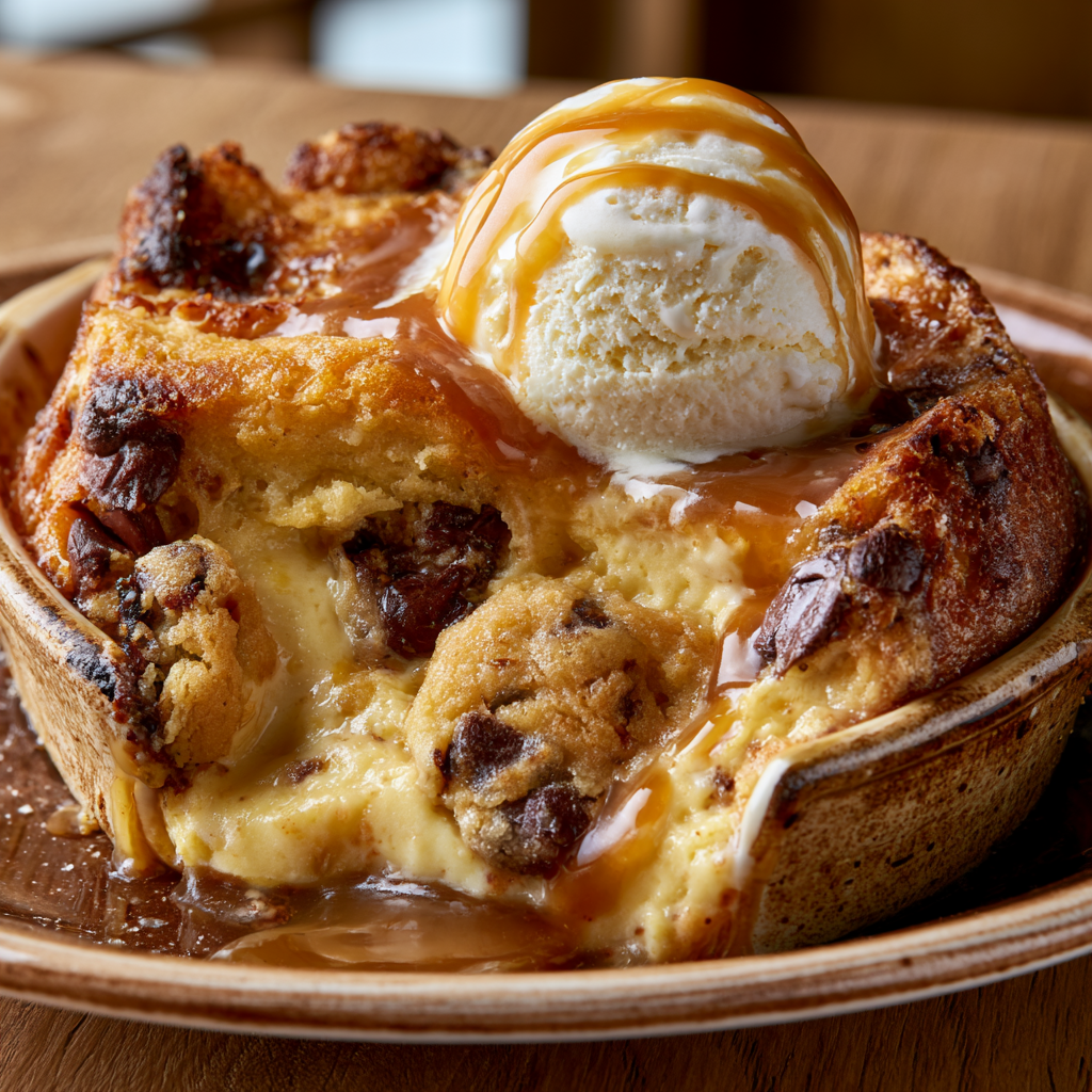 Cookie Bread Pudding