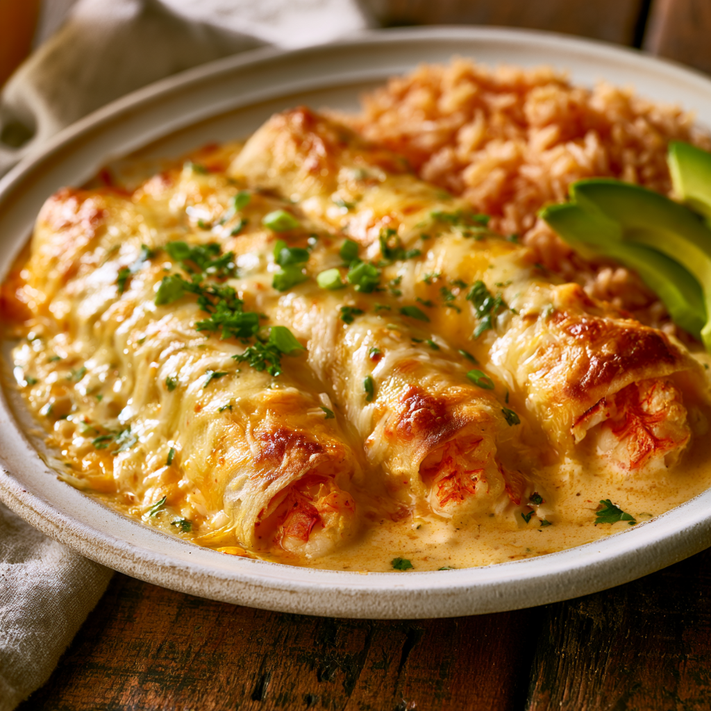 Crawfish Enchiladas Recipe