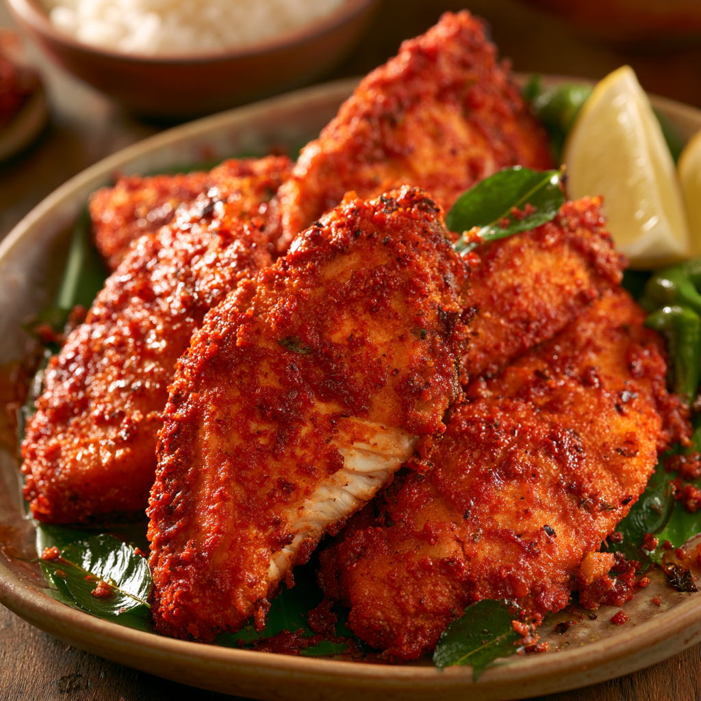 Kerala Style Fish Fry Recipe
