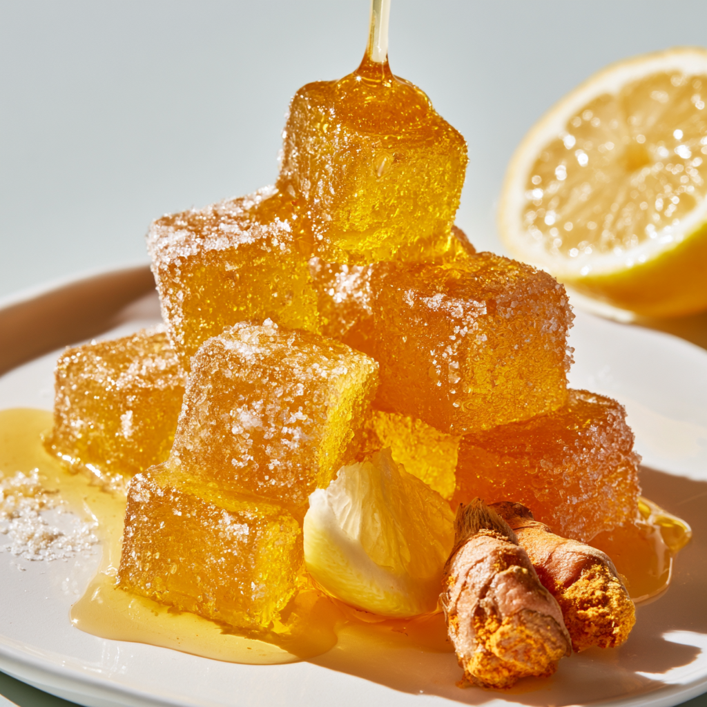 Honey Lemon Turmeric Gummies Recipe