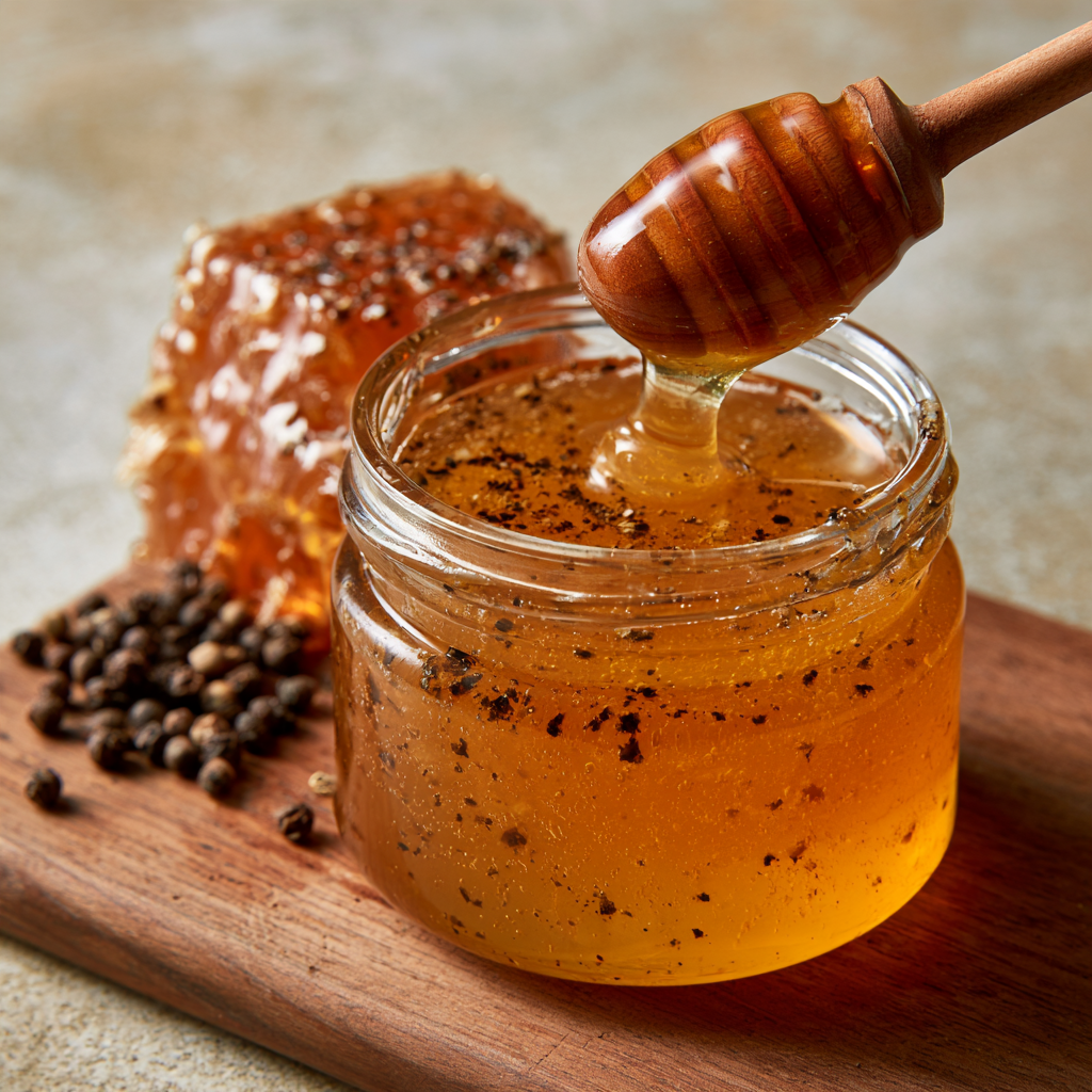 black pepper honey