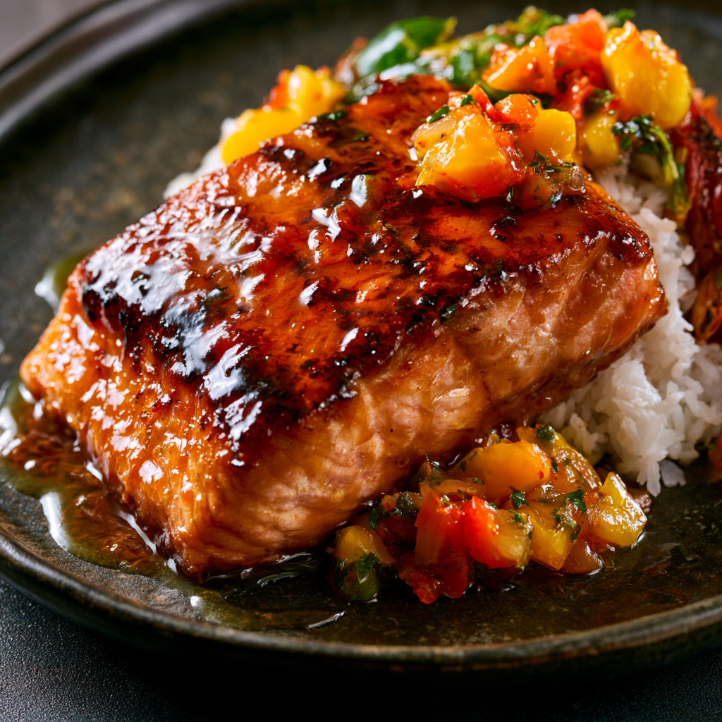 Honey Jerk Salmon Recipe