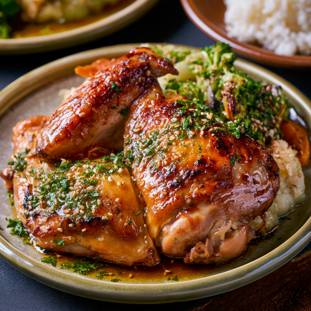 Easy Jidori chicken recipe with tender grilled chicken and savory Japanese flavors
